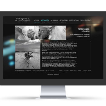 Webdesign site internet – Maison Européenne de la Photographie